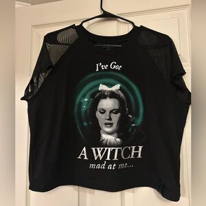 Killstar Wizard of Oz Tee with Mesh Sleeves